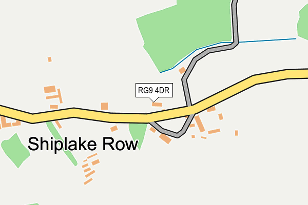 RG9 4DR map - OS OpenMap – Local (Ordnance Survey)