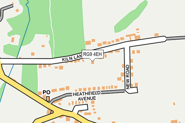 RG9 4EH map - OS OpenMap – Local (Ordnance Survey)