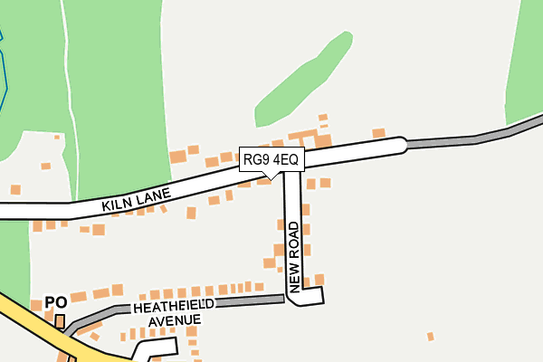 RG9 4EQ map - OS OpenMap – Local (Ordnance Survey)