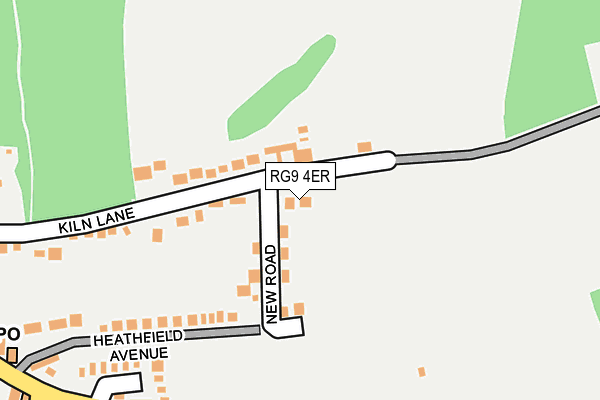 RG9 4ER map - OS OpenMap – Local (Ordnance Survey)