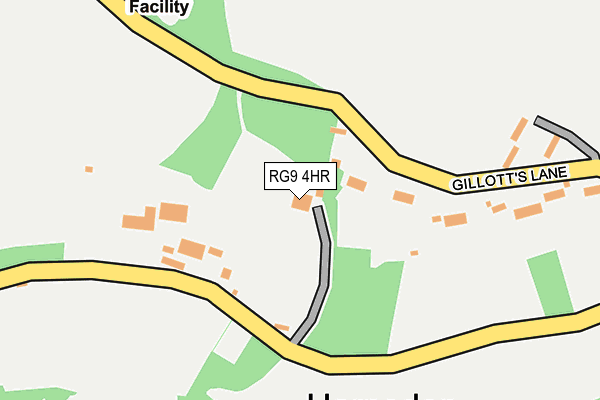 RG9 4HR map - OS OpenMap – Local (Ordnance Survey)