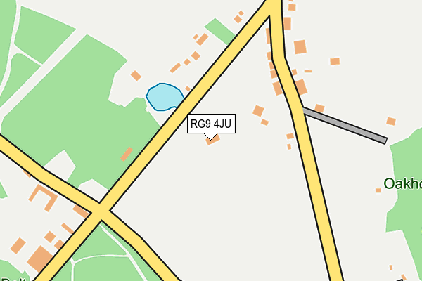 RG9 4JU map - OS OpenMap – Local (Ordnance Survey)