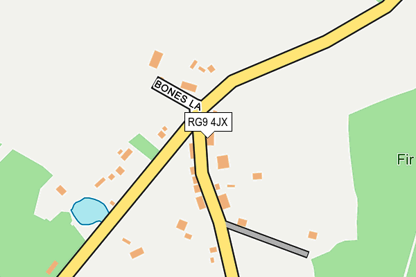 RG9 4JX map - OS OpenMap – Local (Ordnance Survey)