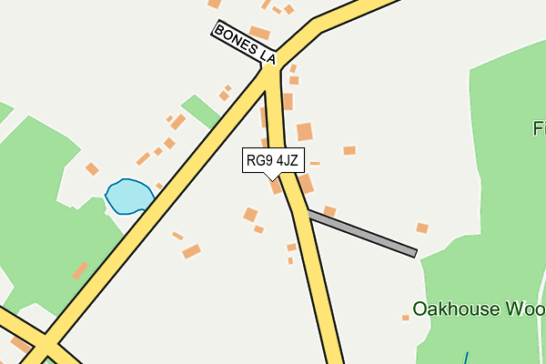 RG9 4JZ map - OS OpenMap – Local (Ordnance Survey)