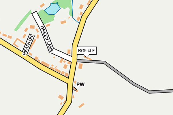 RG9 4LF map - OS OpenMap – Local (Ordnance Survey)