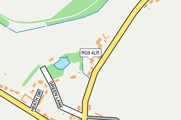 RG9 4LR map - OS OpenMap – Local (Ordnance Survey)