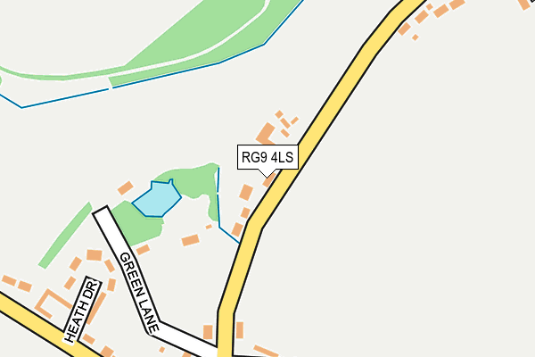RG9 4LS map - OS OpenMap – Local (Ordnance Survey)