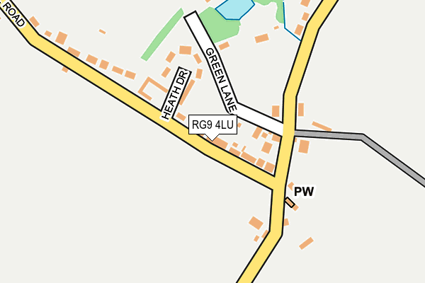 RG9 4LU map - OS OpenMap – Local (Ordnance Survey)