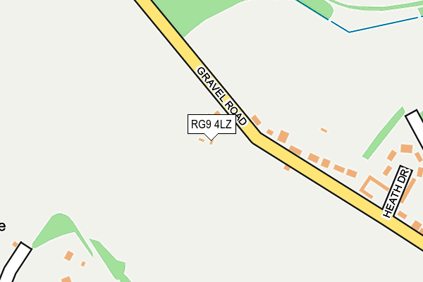 RG9 4LZ map - OS OpenMap – Local (Ordnance Survey)