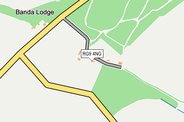 RG9 4NG map - OS OpenMap – Local (Ordnance Survey)