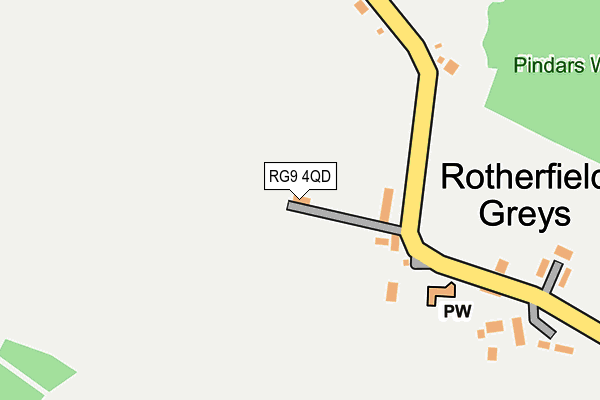 RG9 4QD map - OS OpenMap – Local (Ordnance Survey)