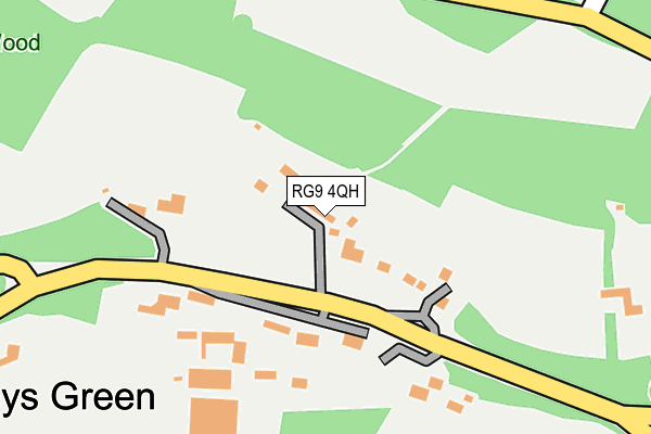 RG9 4QH map - OS OpenMap – Local (Ordnance Survey)