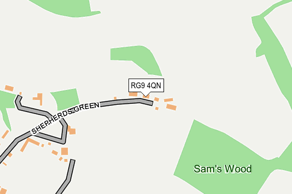 RG9 4QN map - OS OpenMap – Local (Ordnance Survey)