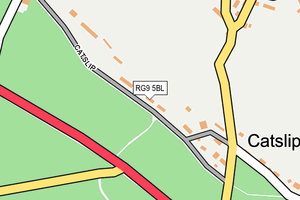 RG9 5BL map - OS OpenMap – Local (Ordnance Survey)