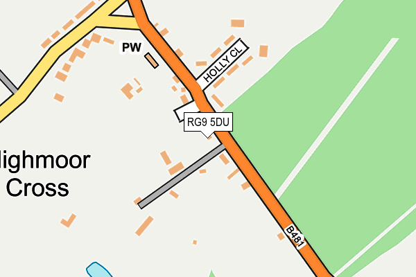 RG9 5DU map - OS OpenMap – Local (Ordnance Survey)