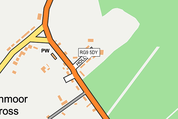 RG9 5DY map - OS OpenMap – Local (Ordnance Survey)