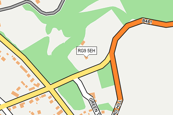 RG9 5EH map - OS OpenMap – Local (Ordnance Survey)