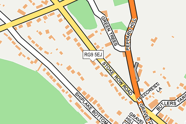 RG9 5EJ map - OS OpenMap – Local (Ordnance Survey)