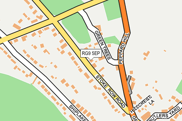 RG9 5EP map - OS OpenMap – Local (Ordnance Survey)
