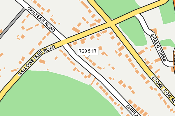 RG9 5HR map - OS OpenMap – Local (Ordnance Survey)