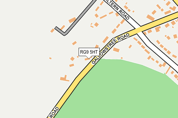 RG9 5HT map - OS OpenMap – Local (Ordnance Survey)