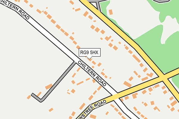 RG9 5HX map - OS OpenMap – Local (Ordnance Survey)