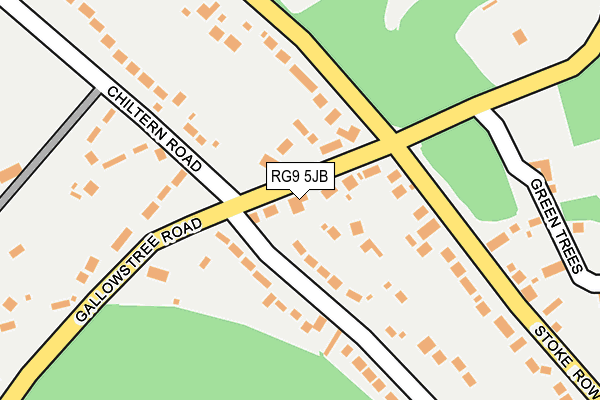 RG9 5JB map - OS OpenMap – Local (Ordnance Survey)