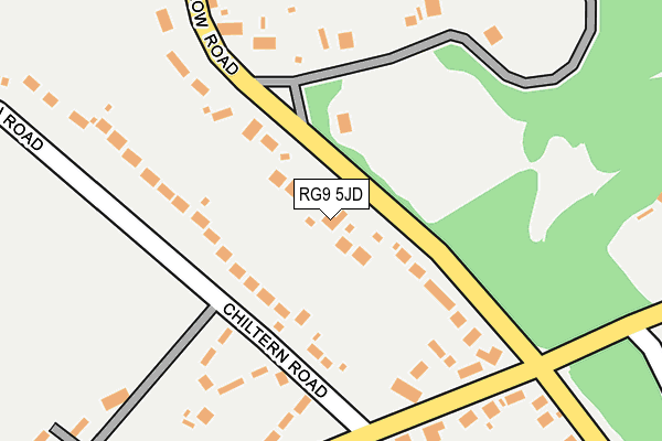 RG9 5JD map - OS OpenMap – Local (Ordnance Survey)