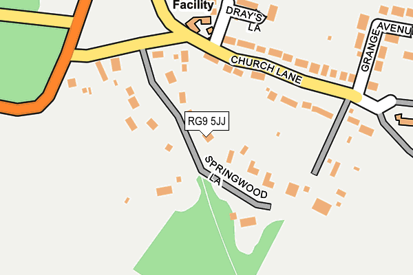 RG9 5JJ map - OS OpenMap – Local (Ordnance Survey)