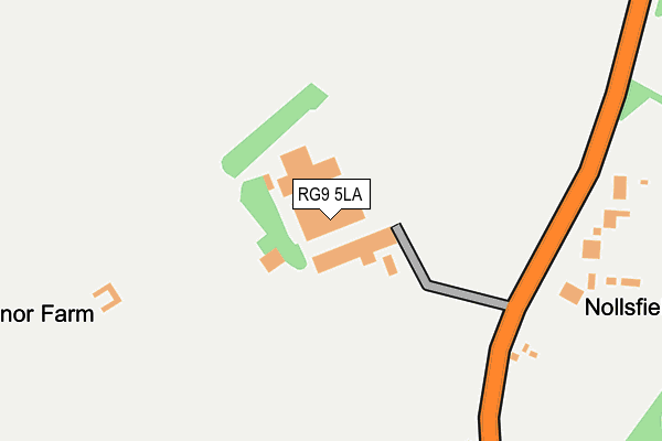 RG9 5LA map - OS OpenMap – Local (Ordnance Survey)