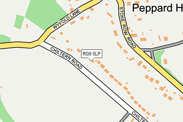 RG9 5LP map - OS OpenMap – Local (Ordnance Survey)