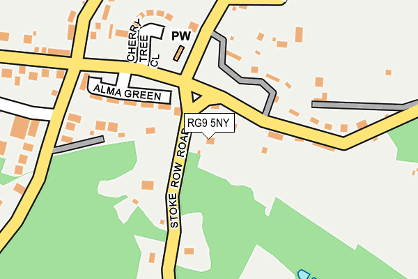 RG9 5NY map - OS OpenMap – Local (Ordnance Survey)