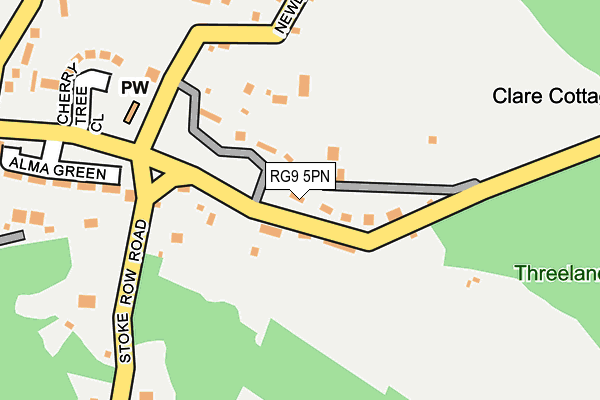 RG9 5PN map - OS OpenMap – Local (Ordnance Survey)