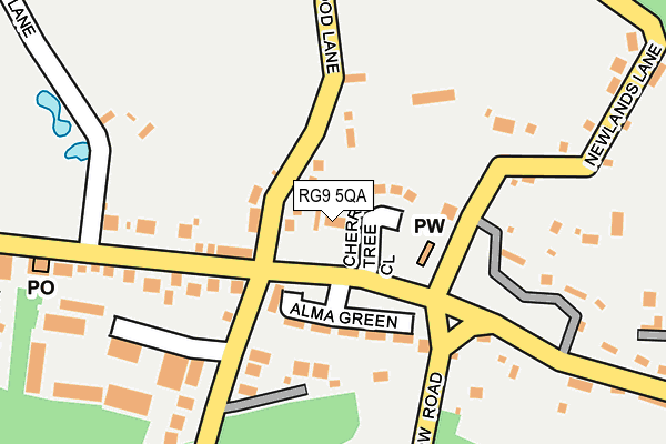 RG9 5QA map - OS OpenMap – Local (Ordnance Survey)