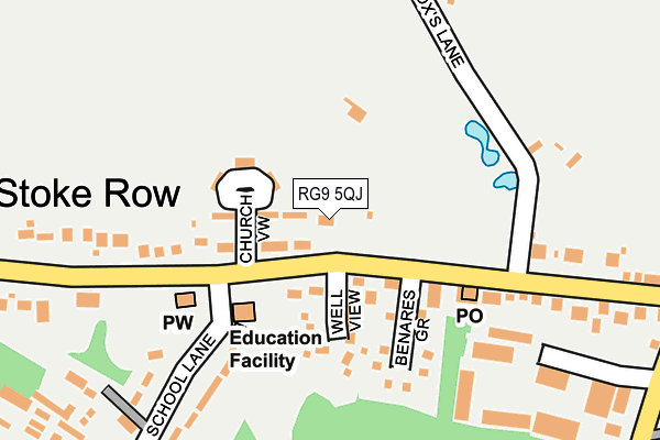 RG9 5QJ map - OS OpenMap – Local (Ordnance Survey)