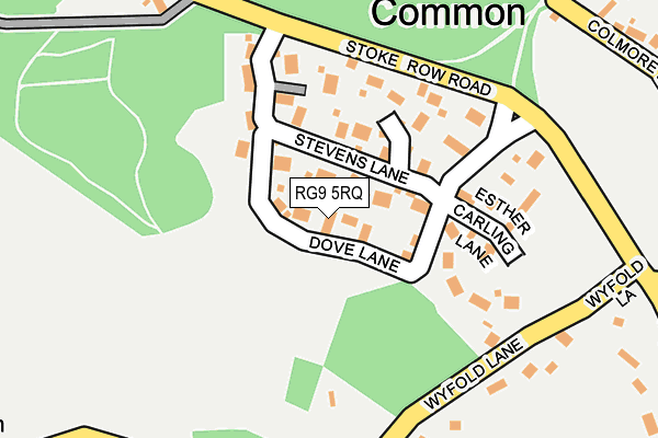 RG9 5RQ map - OS OpenMap – Local (Ordnance Survey)