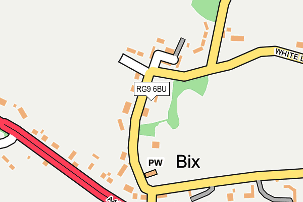 RG9 6BU map - OS OpenMap – Local (Ordnance Survey)