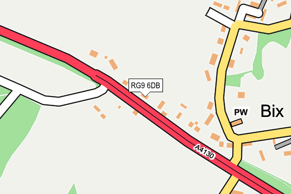 RG9 6DB map - OS OpenMap – Local (Ordnance Survey)
