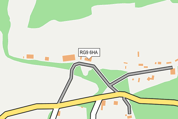 RG9 6HA map - OS OpenMap – Local (Ordnance Survey)