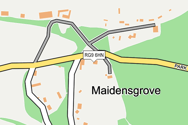 RG9 6HN map - OS OpenMap – Local (Ordnance Survey)