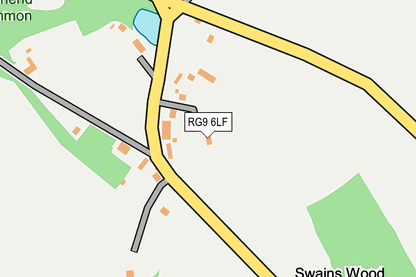 RG9 6LF map - OS OpenMap – Local (Ordnance Survey)