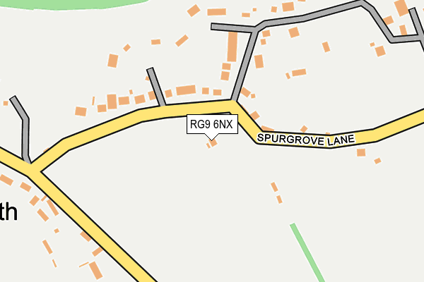 RG9 6NX map - OS OpenMap – Local (Ordnance Survey)