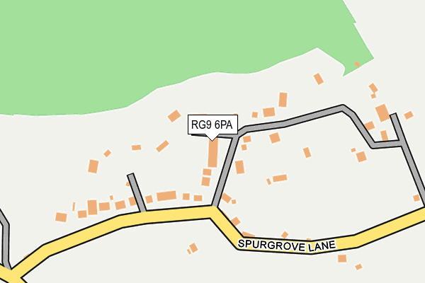 RG9 6PA map - OS OpenMap – Local (Ordnance Survey)