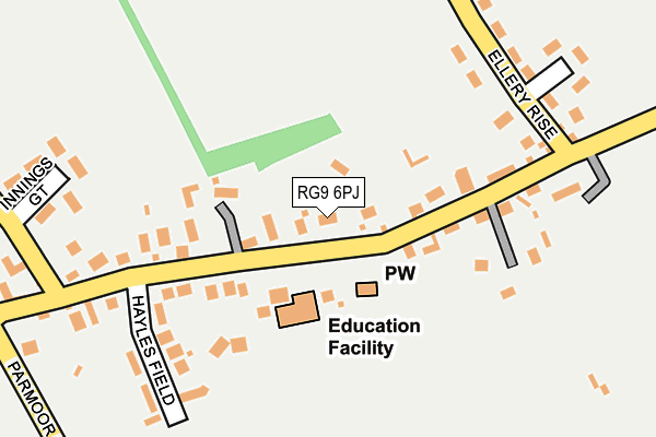RG9 6PJ map - OS OpenMap – Local (Ordnance Survey)