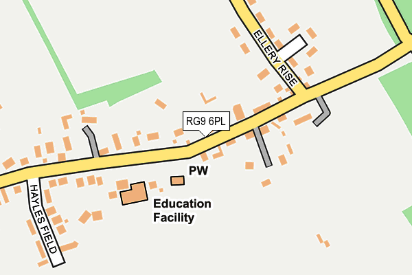 RG9 6PL map - OS OpenMap – Local (Ordnance Survey)