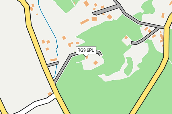 RG9 6PU map - OS OpenMap – Local (Ordnance Survey)
