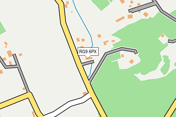 RG9 6PX map - OS OpenMap – Local (Ordnance Survey)