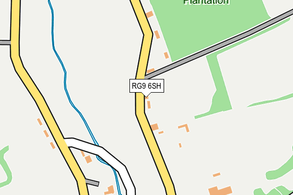 RG9 6SH map - OS OpenMap – Local (Ordnance Survey)