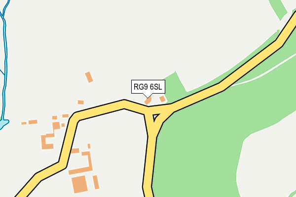 RG9 6SL map - OS OpenMap – Local (Ordnance Survey)