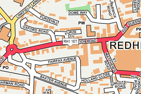 Map of INNOSAFE LTD. at local scale